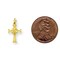 14K Yellow Gold Celtic Cross Charm Pendant Jewelry 18mm x 10mm